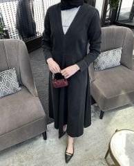 ZARA MODEL DENİM ELBİSE ANTRASİT