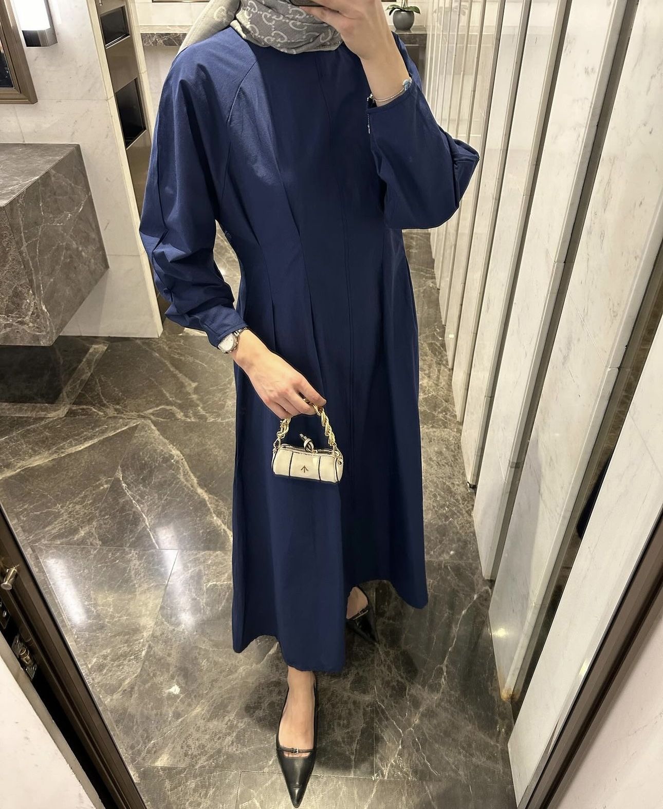 CLARA ELBİSE LACİVERT