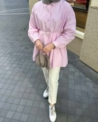 Milena Gömlek Pembe