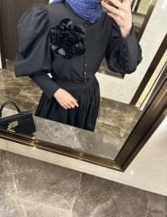 Marie Gömlek Siyah