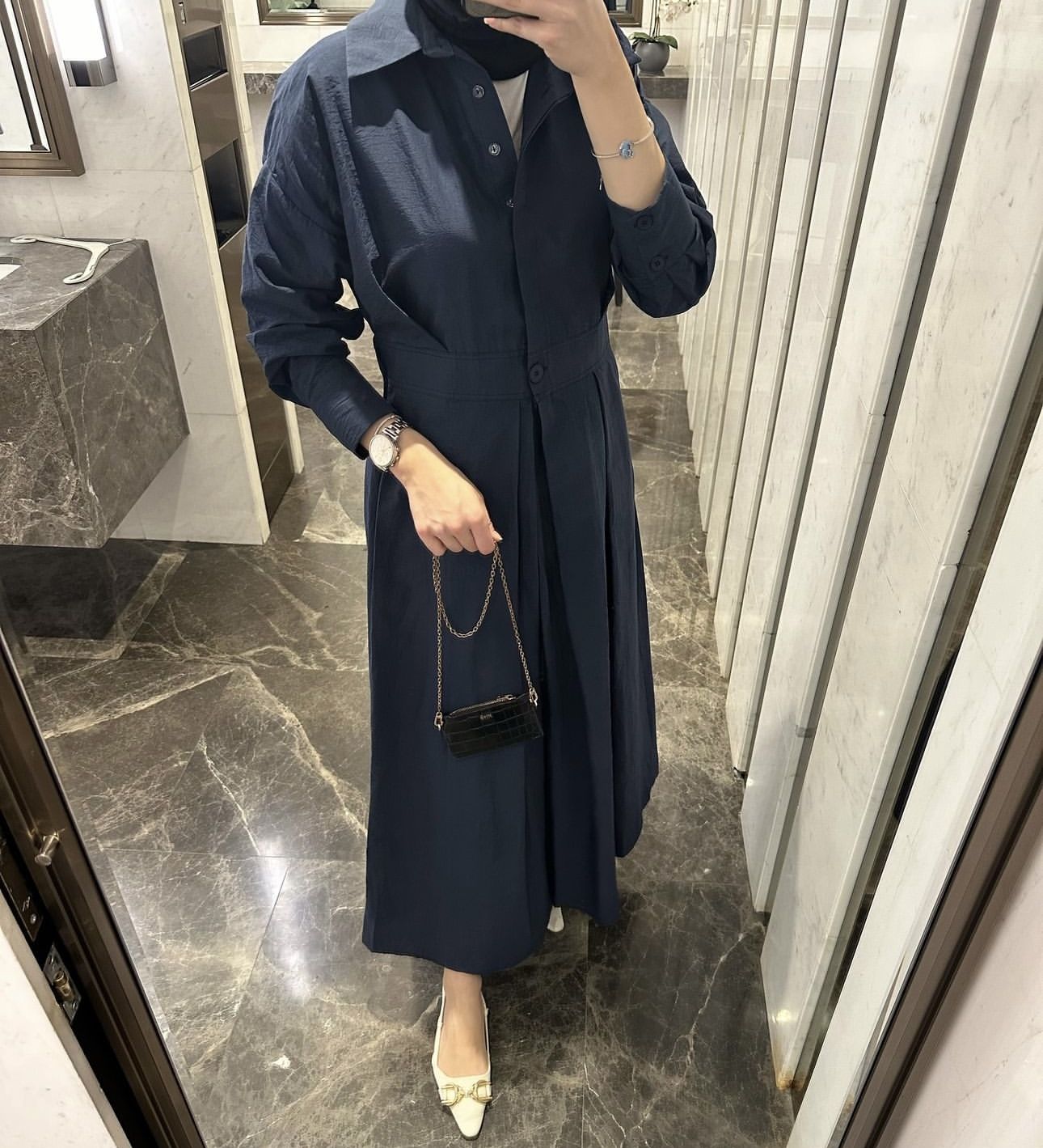 NOVY ELBİSE LACİVERT