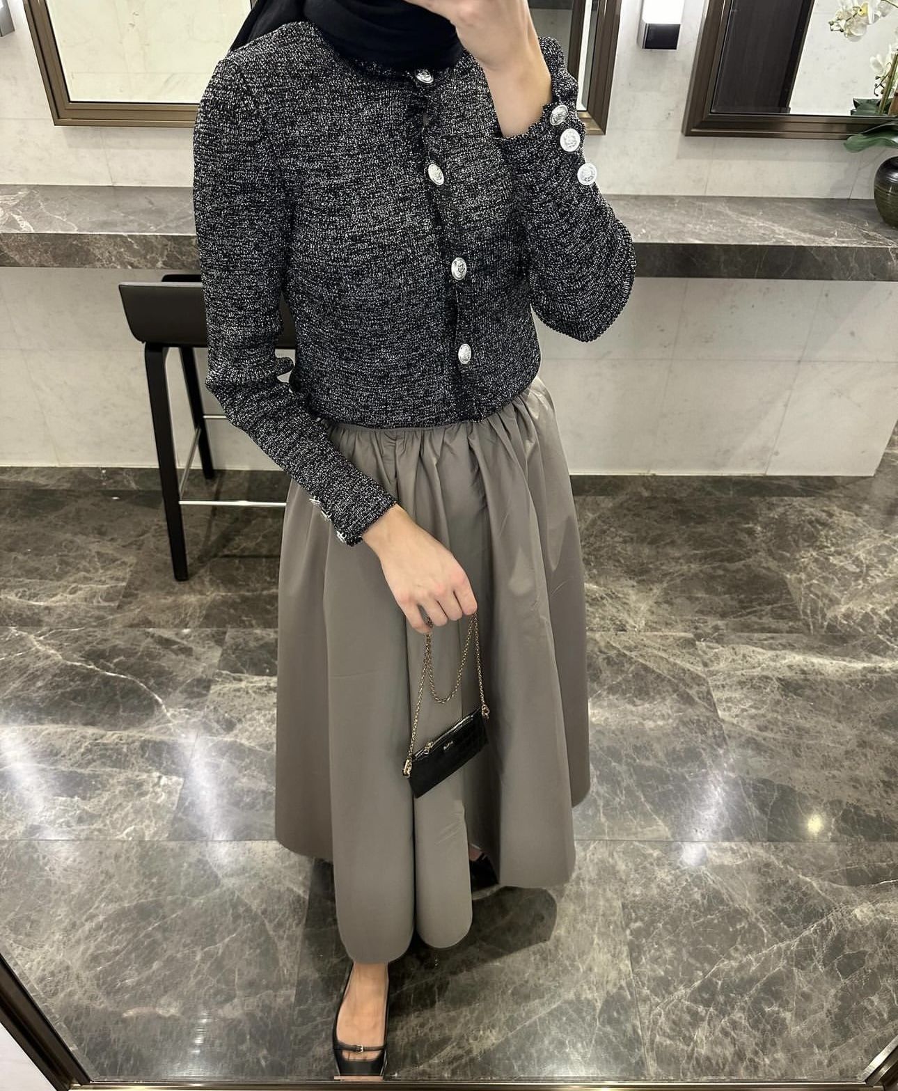 Simli Triko Hırka