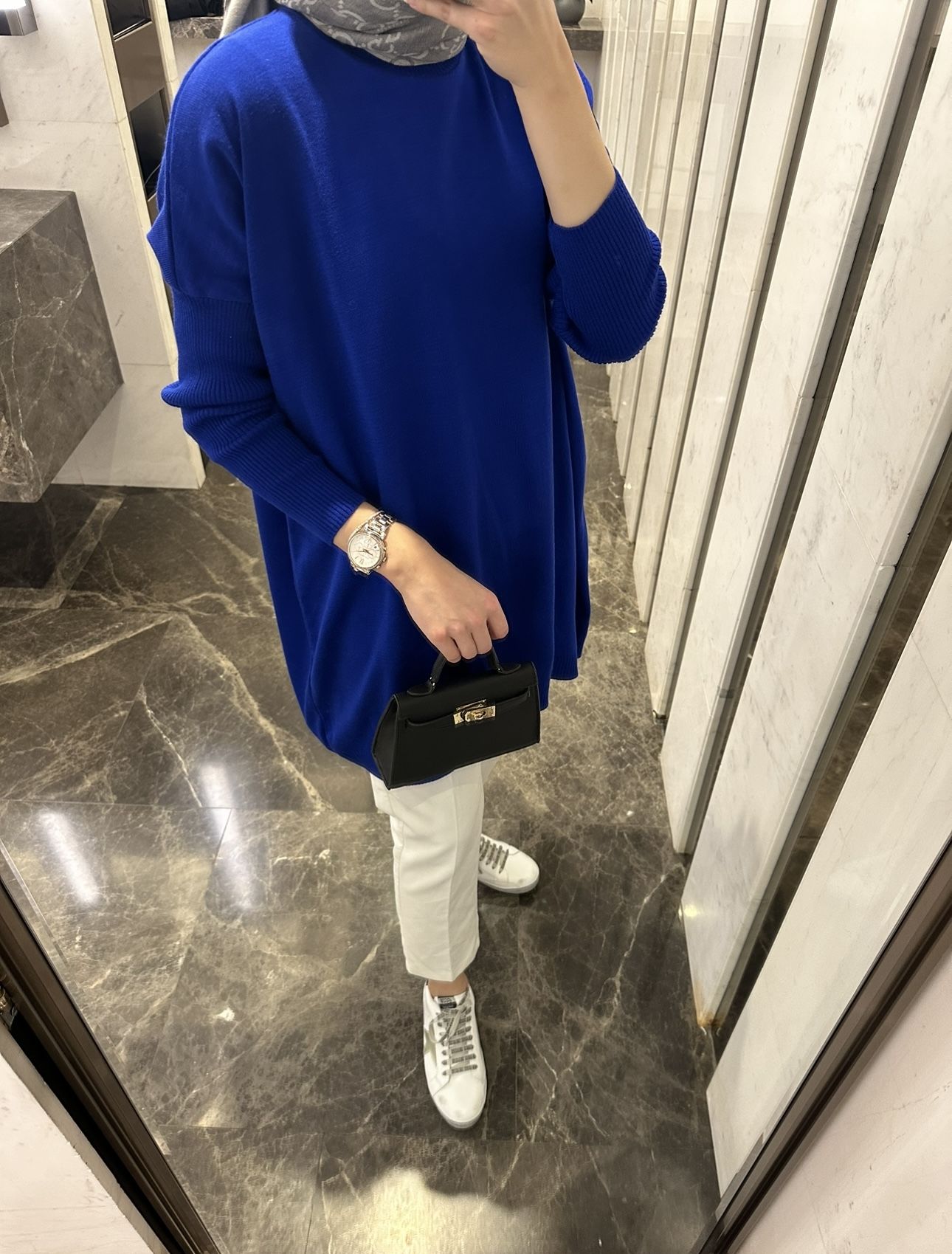 Basic Triko Kazak Saks