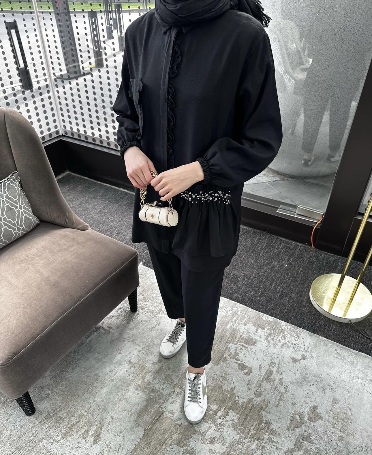 Pearly Takım Siyah